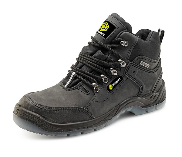 Beeswift S3 Hiker Boot Black Size 6 CTF30BL06