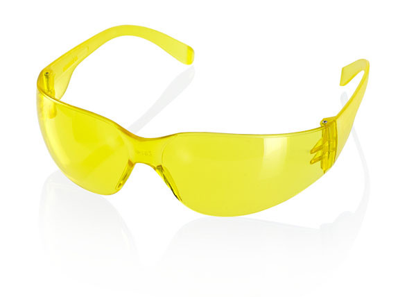 Beeswift Ancona Wraparound Safety Glasses Yellow CTASS2Y