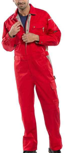 Beeswift Premium Boilersuit Red Size 48 CPCRE48