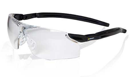 Beeswift H50 Anti-Mist Ergo Temple Glasses Clear BBH50