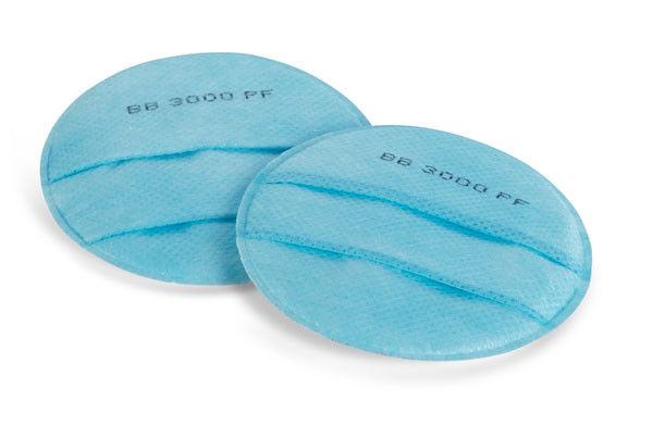 Beeswift Respirator Pre Filters 5 Pair Pack Blue BB3000PF