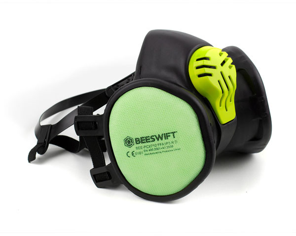 Beeswift Ffa1p3 Maintenance Free Half Mask Black/Green BEE-PCX710