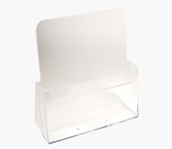 Exacompta Counter Literature Holders A4 1 Pocket Clear Acrylic 74058D 74058D