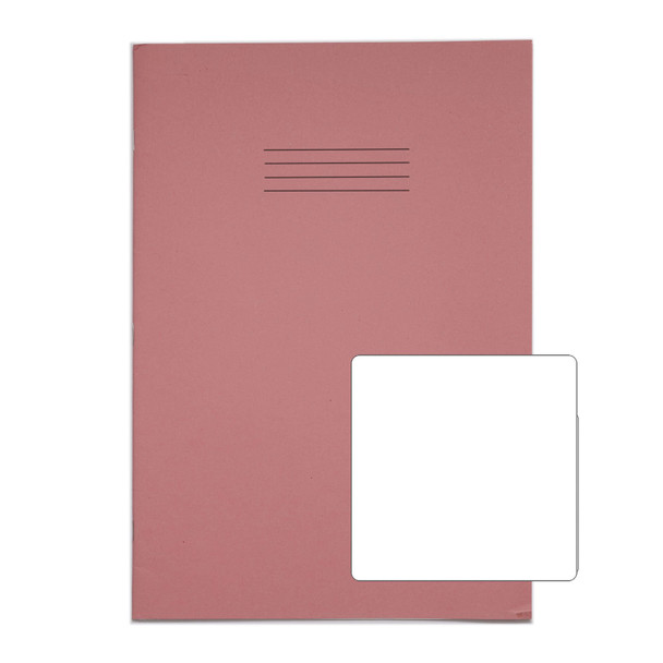 Rhino 13 X 9 A4+ Oversized Exercise Book 40 Page Plain Light Blue Pack 100 - VDU VDU024-49-6