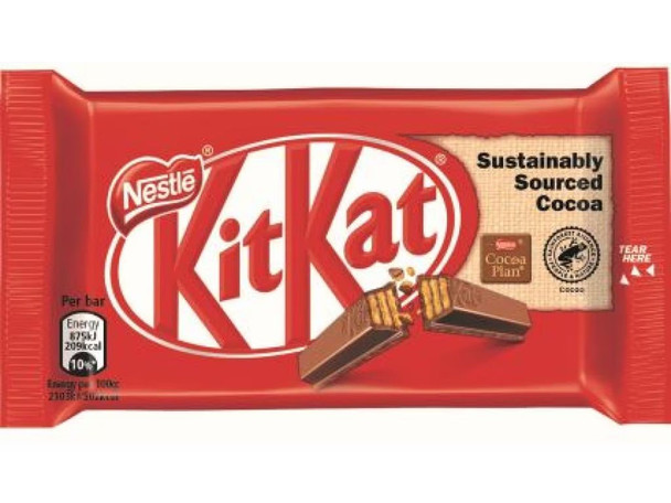 Kit Kat 4 Finger Milk Chocolate 41.5G Pack 24 - 12455583 12455583