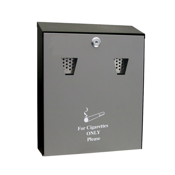 Cathedral Ash Bin 3.1 Litre Black/Grey ASHS