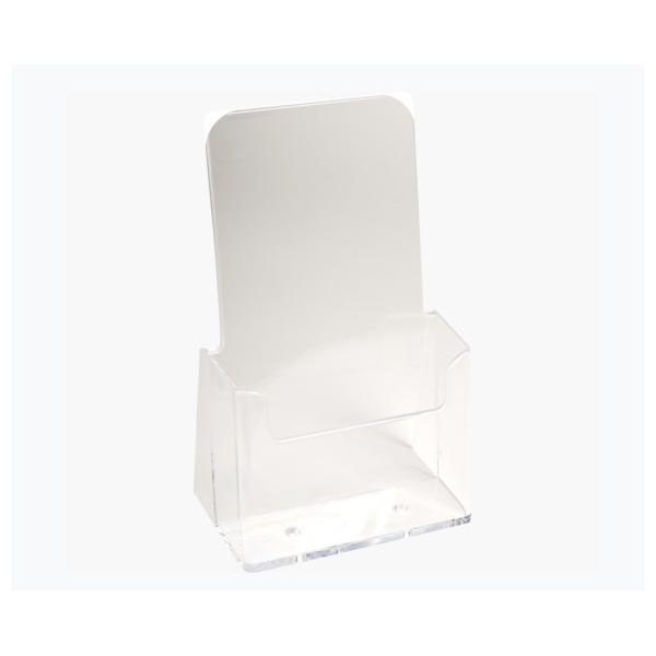 Exacompta Counter Literature Holder 1/3 A4 Dl Clear Acrylic 73058D 73058D