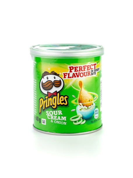 Pringles Sour Cream Flavour 40G Tube Pack 12 - 0401084X12 0401084x12