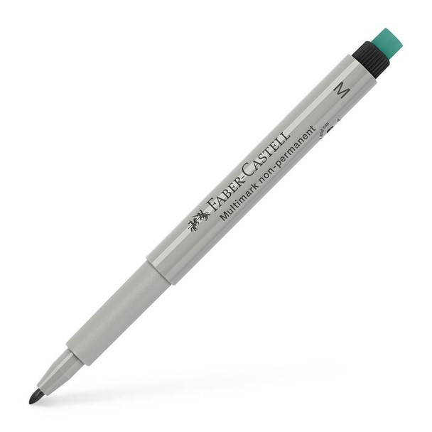 Faber-Castell Marker Non-Permanent Medium Line Width Black Pack 10 - 152699 152699