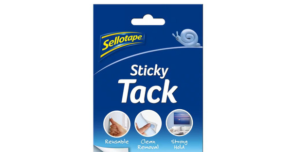 Sellotape Sticky Tack Reusable Adhesive 45G - 2679478 2679478