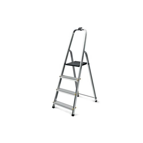 Slingsby Aluminium 4 Tread Platform Step Ladder Platform Sits 770Mm Above The Fl 405006