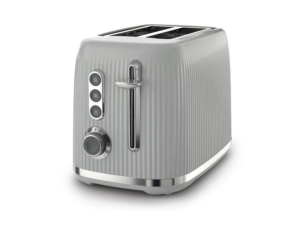 Breville Bold Variable 2-Slice Toaster Grey & Silver Chrome - Vtr002 VTR 002