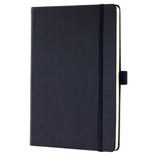 Sigel Conceptum A5 Casebound Hard Cover Notebook Ruled 194 Pages Black CO122 CO122