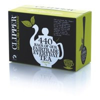 Clipper Fairtrade Everyday One Cup Tea BagsPack 440 0403149