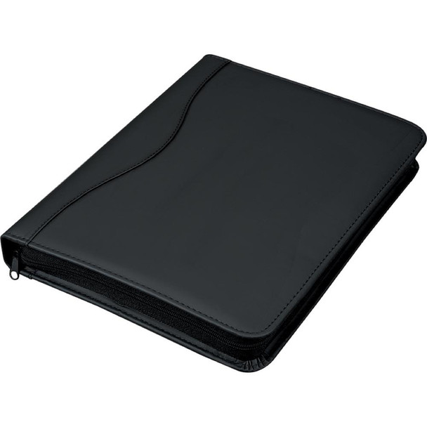 Alassio Rondo A4 Organiser File Leather Look Black 30070 30070