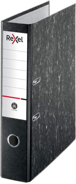 Rexel Lever Arch File Paper On Board A4 75Mm Spine Width Black 2115547 2115547
