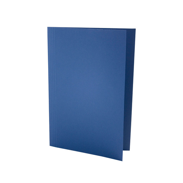 Exacompta Square Cut Folder Manilla Foolscap 180Gsm Blue Pack 100 SCL-BLUZ