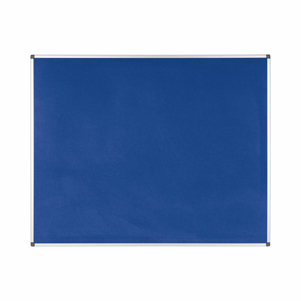 Bi-Office Maya Blue Felt Noticeboard Aluminium Frame 1500X1200mm FA1243170