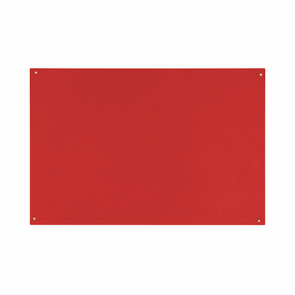 Bi-Office Red Felt Noticeboard Unframed 1200X900mm FB1446397