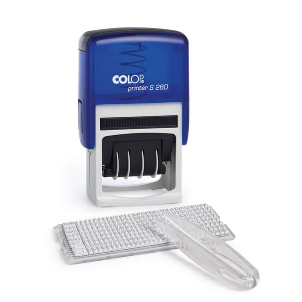 Colop S260 Set02 D04 Indigo Blue-Red Bl04 105732 105732