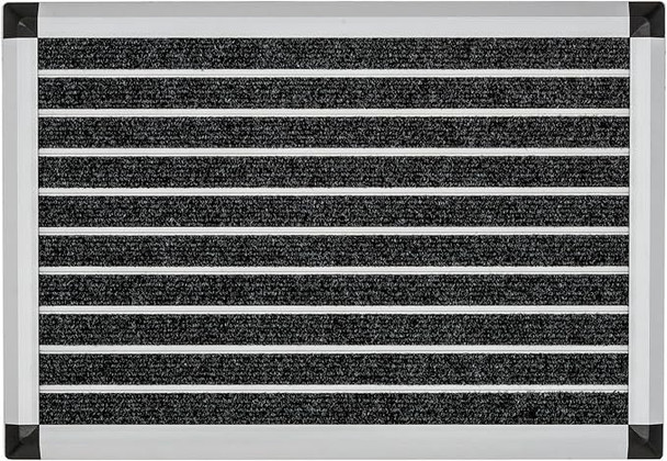 Floortex Doortex Alumat Entrance Mat Aluminium Frame & Abs Corners for Indoor Us UCEMFLMT0001