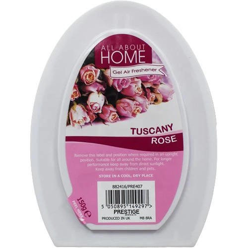 All About Home Gel Air Freshener 150 Gram Tuscany Rose Pack 3 - 1008296 1008296