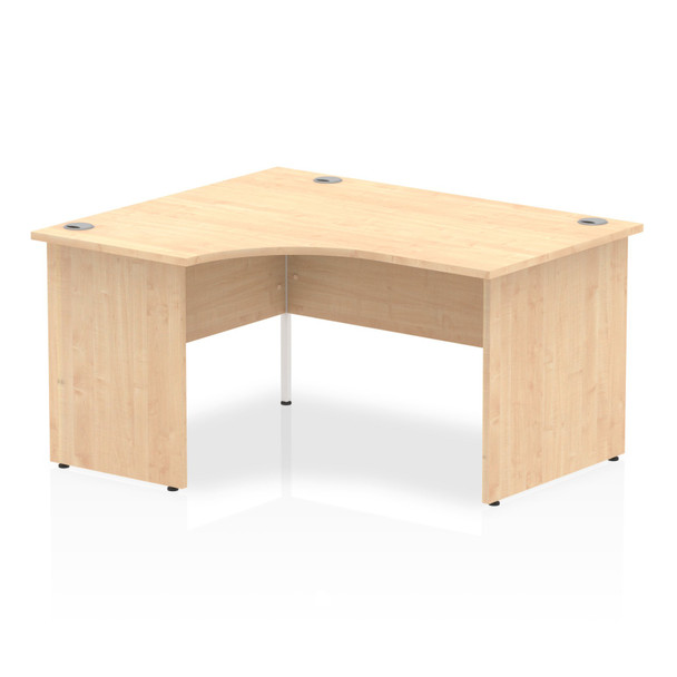 Dynamic Impulse 1400Mm Left Hand Desk Maple Top Panel End Leg I003868 I003868