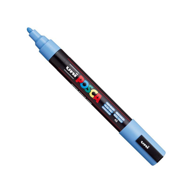 Posca Pc-5M Paint Marker Water Based Medium Line Width 1.8 Mm - 2.5 Mm Sky Blue 286716000