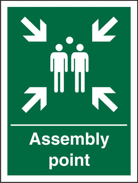 Seco Safe Precedure Safety Sign Assembly Point Semi Rigid Plastic 150 X 200Mm - SP052SRP150X200