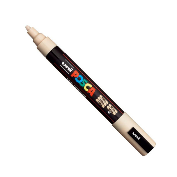 Posca Pc-5M Paint Marker Water Based Medium Line Width 1.8 Mm - 2.5 Mm Beige Sin 286757000