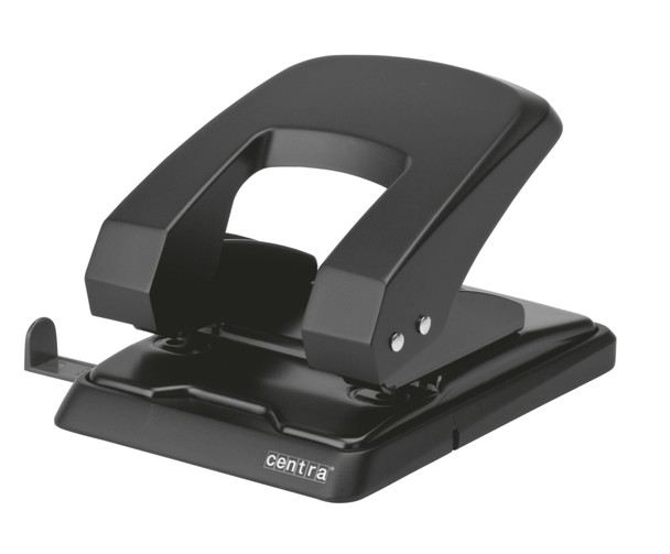 Centra Hole Punch 40 Sheets Black - 623668 623668