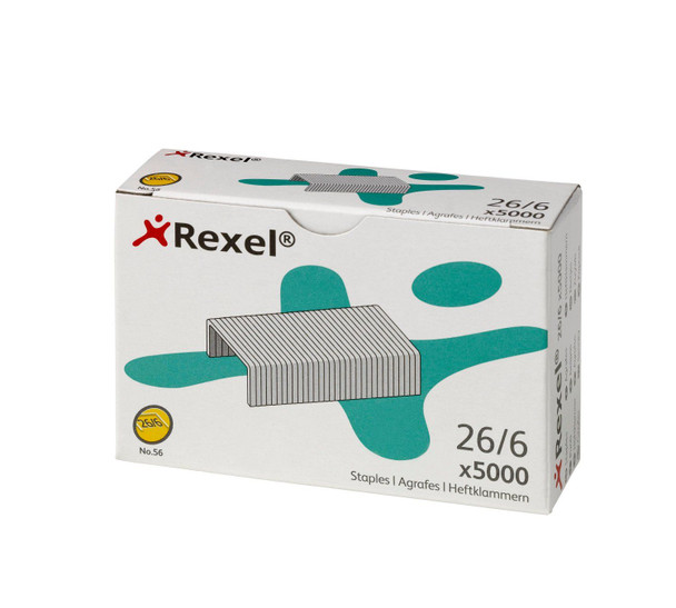 Rexel 26/6Mm No 56 Staples Pack 5000 06025 06025