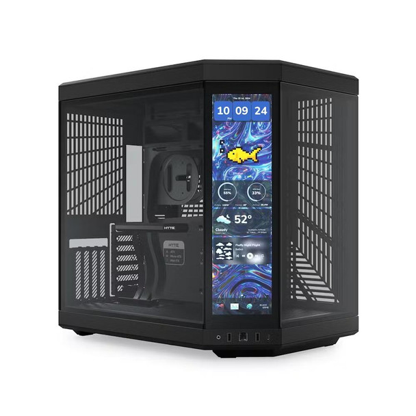 Hyte Y70 Touch Infinite Mid Tower Case Pitch Black E-Atx/Atx/M-Atx/M-Itx CS-HYTE-Y70TTI-BB