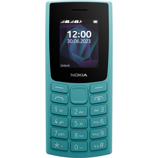Nokia 105 4.57 cm 1.8" 78.7 g Cyan Feature phone 1GF019CPG6L05