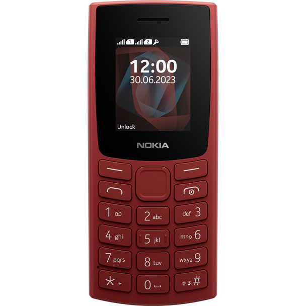 Nokia 105 4.57 cm 1.8" 78.7 g Red Feature phone 1GF019CPB1L04