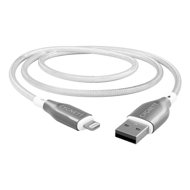 Cygnett CY4661PCCAL 2 m Lightning USB A Male Male Grey White CY4661PCCAL