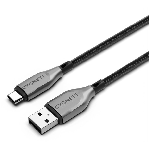 Cygnett CY4680PCUSA 1 m USB A USB C USB 2.0 480 Mbit/s Black CY4680PCUSA