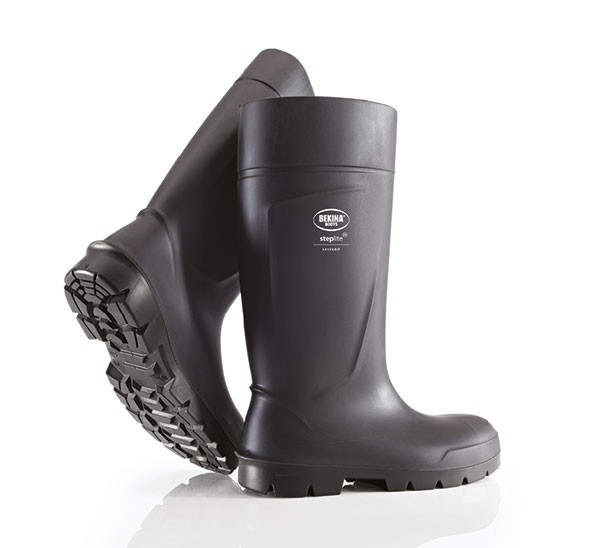 Bekina Steplite Easy Grip Full Safety Wellingtons S5 Black Size 4 BNPAN4P808004
