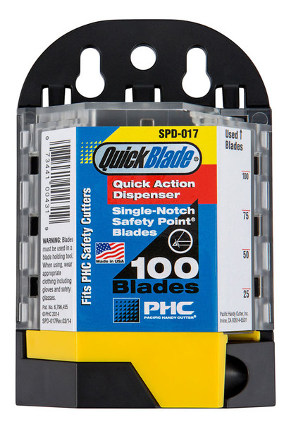 Phc Safety Point Blades Dispenser Black SPD-17