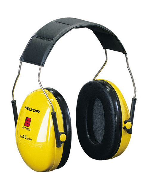 3M Peltor Optime 1 Ear Defenders Headband Yellow H510A