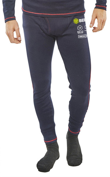 Beeswift Arc Compliant Under Garment Long John Trousers Navy Blue Size 4XL CARC244XL
