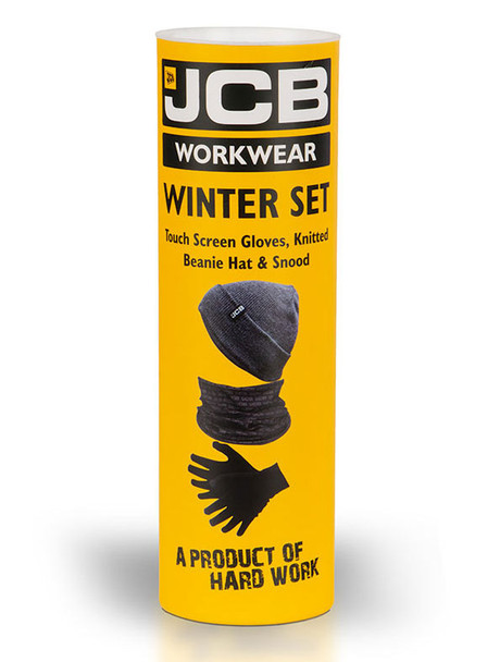 Jcb Workwear Winter Accessory Set Black D+ZH