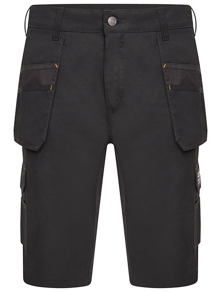 Jcb Workwear Trade Hybrid Stretch Shorts Black Size 34 D+27-34