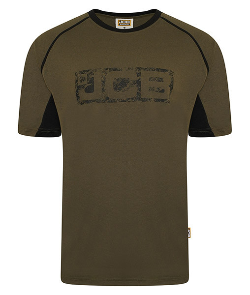 Jcb Workwear Trade T-Shirt Olive Green Size S D+J1-S