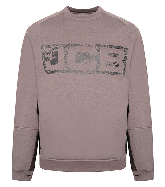 Jcb Workwear Trade Crew Sweatshirt Grey Size M CREW/G-M