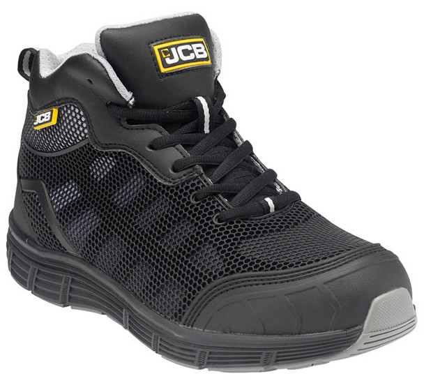 Jcb Workwear Hydradig Mid Cut Boots Black Size 7 HYDRADIG/B-7