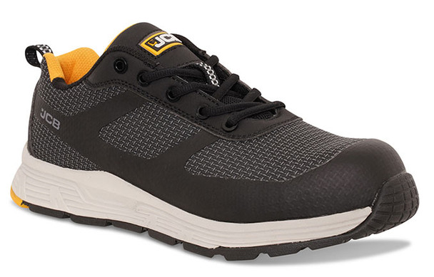 Jcb Workwear Spark Trainers S3 Src Black Size 5 SPARK/B-5