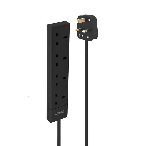 Lindy 73026 2m 4-Way  Mains Power 73026