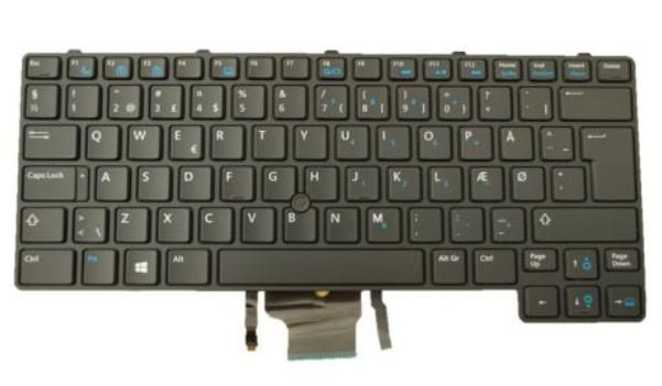 Dell 2R1FY Keyboard DANISH 2R1FY