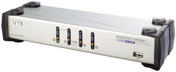 Aten CS1744C-AT 4 port USB Dual KVM. Support CS1744C-AT
